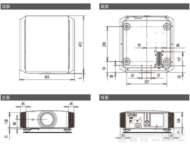 JVC DLA-X518BC ͶӰ�C�ߴ�D