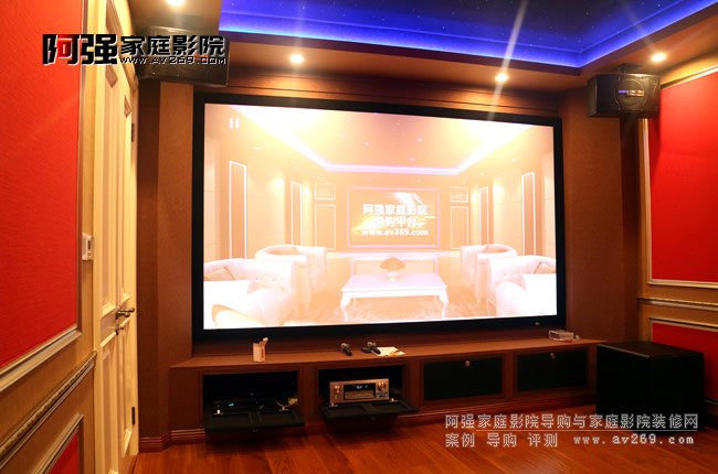 英國KEF定制安裝音響應用案例 別墅獨立影院欣賞