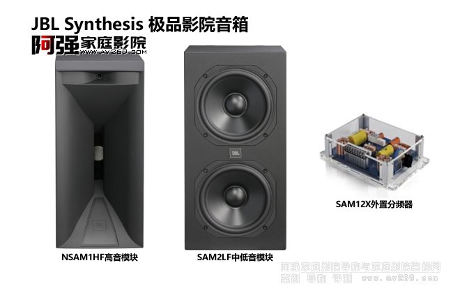 JBL SAM1HF和SAM1LF音箱 全頻組合模塊