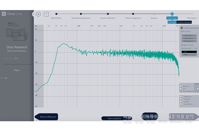 Dirac Live�yԇܛ���Ƴ����l����Bass Control����