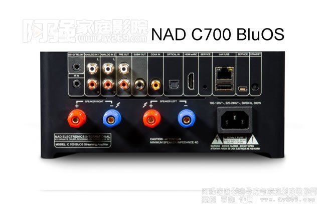 NAD C700BluOS 流媒體放大器