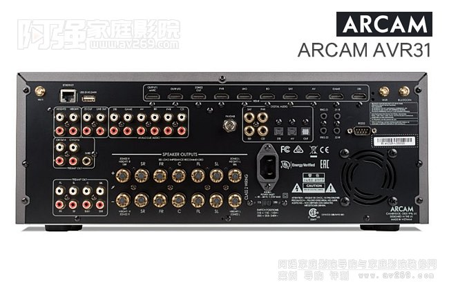 Arcam AVR31家庭影院功放,16通道前級解碼輸出