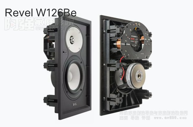 Revel入墻音箱W126BE,6.5英寸兩分頻音箱