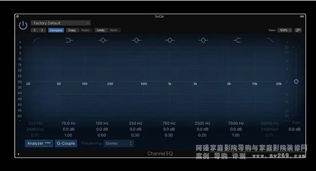 Logic Pro X �е� Channel EQ