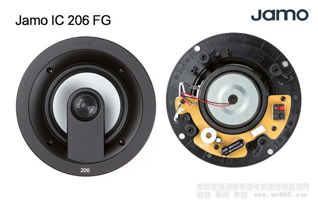 丹麥尊寶IC206FG定制安裝吸頂音箱介紹