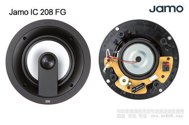 丹麥尊寶IC208FG定制安裝吸頂音箱介紹