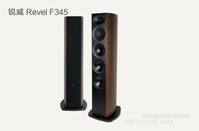 美國銳威F345落地音箱介紹,三5.25英寸低頻單元
